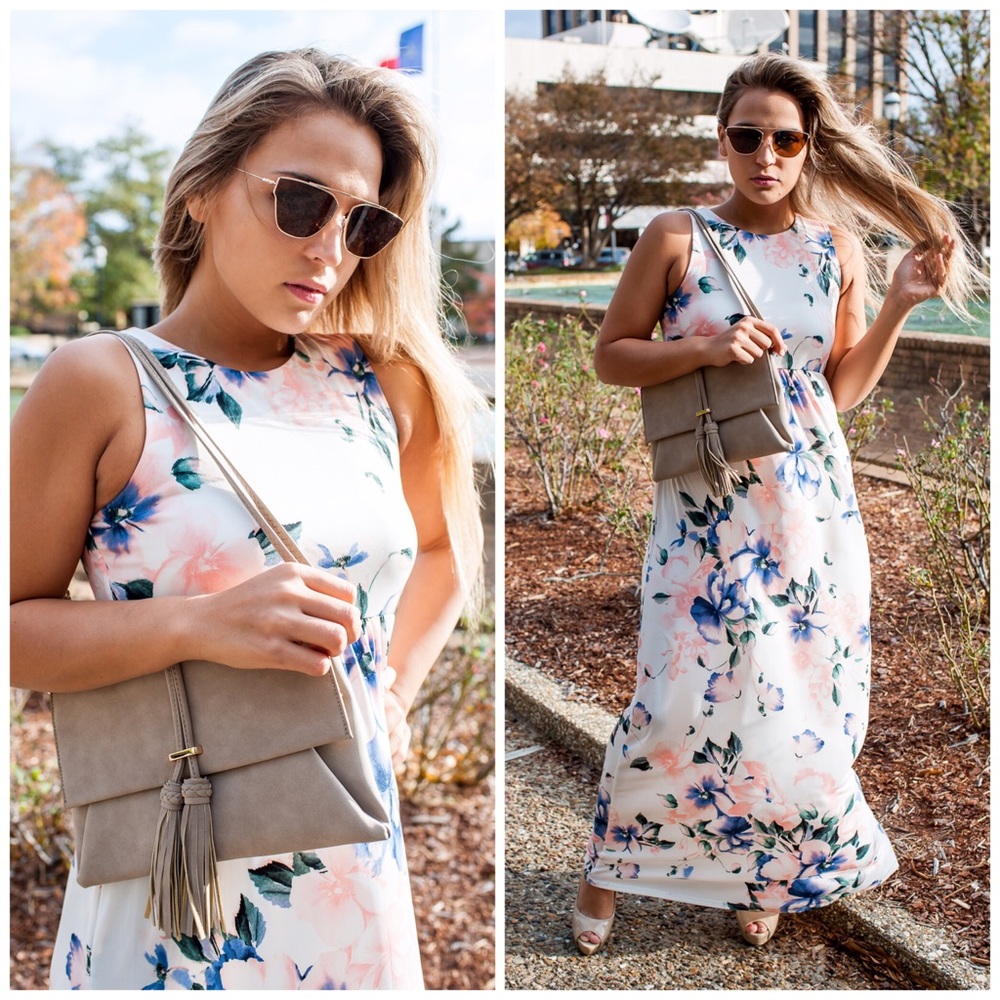 Gorgeous Floral Print Maxi - Picture 2 of 4